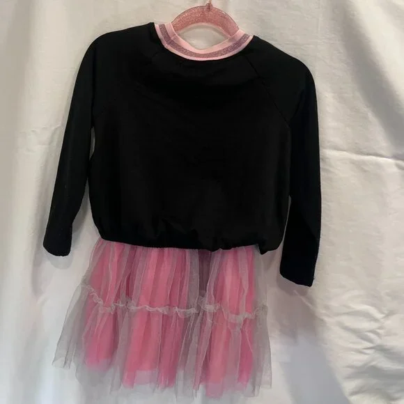 Baby Sara Girls Tulle Tutu Dress Bundle – Nordstrom Brand – Size 5 Black & Pink - Picture 5 of 5